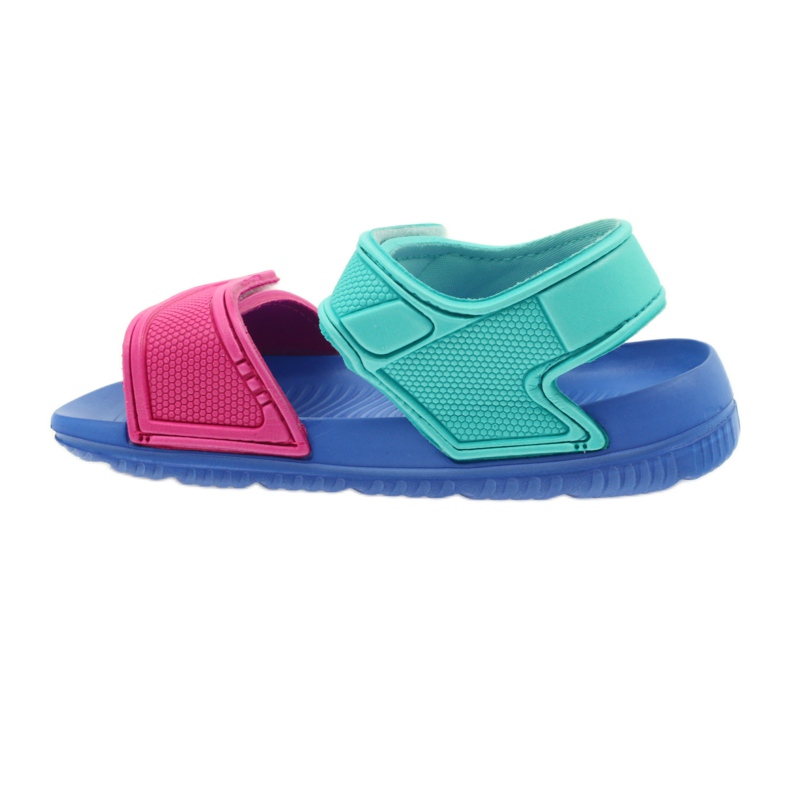 Sandali blu da bambino American Club per l'acqua verde rosa 2