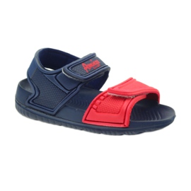 American Club Sandali americani scarpe da acqua per bambini rosso blu navy 1