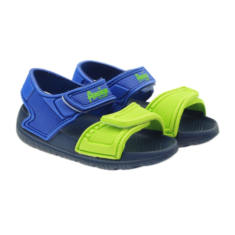 American Club Sandali d'acqua americani blu verde 4