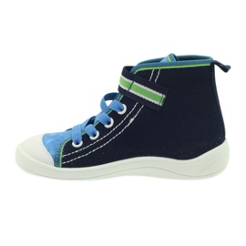 Scarpe per bambini, scarpe da ginnastica, pantofole Befado 268x066 blu navy blu verde 2