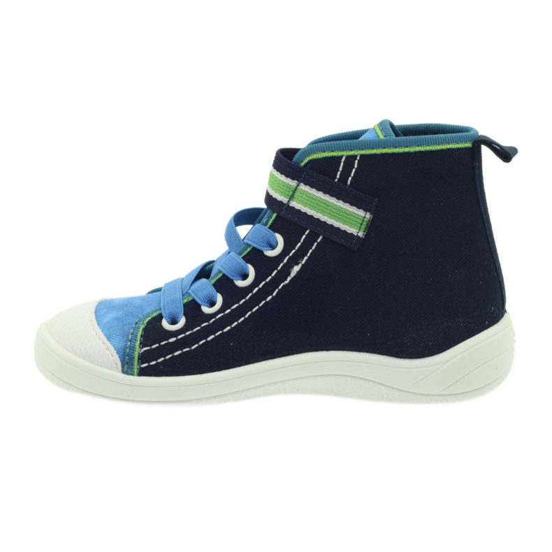 Scarpe per bambini, scarpe da ginnastica, pantofole Befado 268x066 blu navy blu verde 2