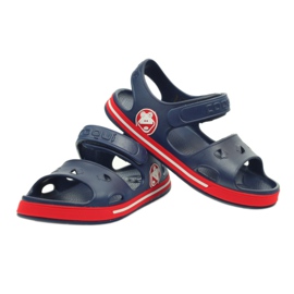 Sandali da acqua Żabka COQUI Blu navy rosso 3