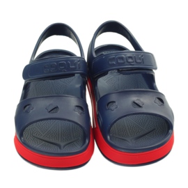 Sandali da acqua Żabka COQUI Blu navy rosso 4