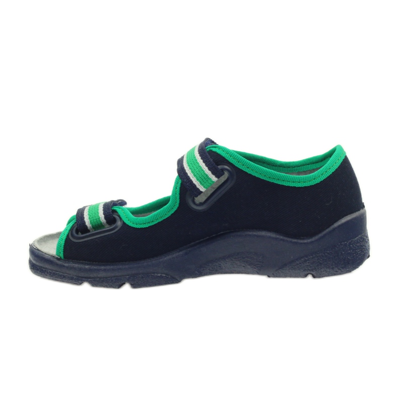 Sandali da bambino Befado 969x078 blu navy verde 2