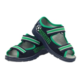 Sandali da bambino Befado 969x078 blu navy verde 3