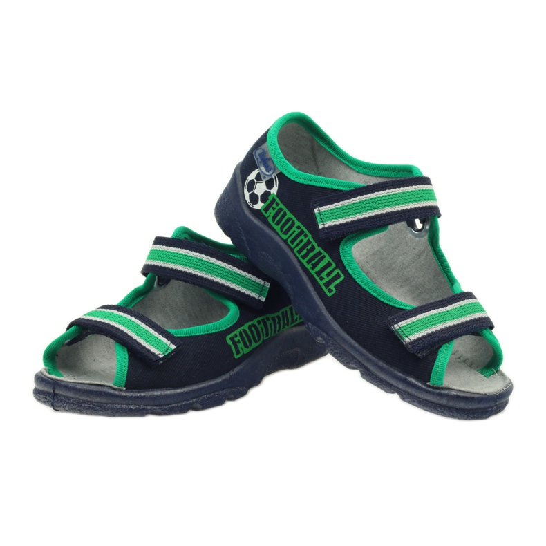 Sandali da bambino Befado 969x078 blu navy verde 3
