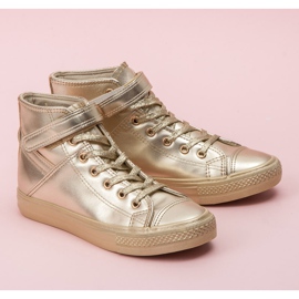 Seastar Sneakers alte con lacci giallo 1