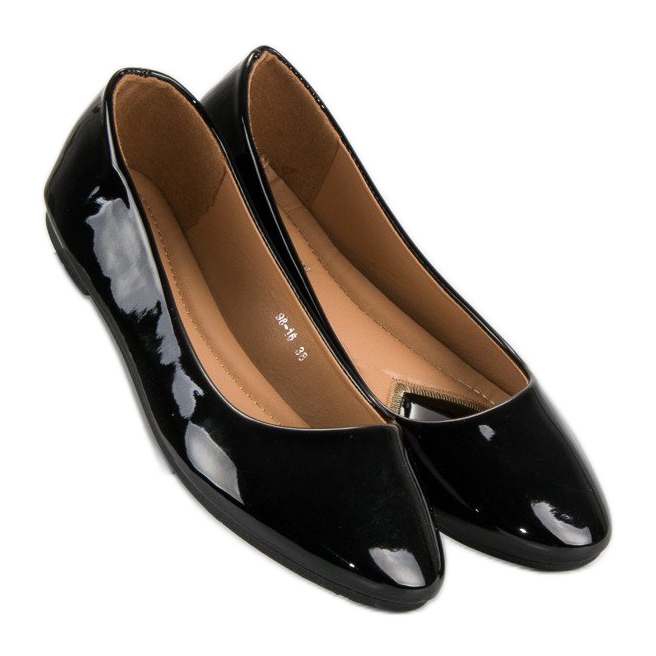 Ch. Creation Ballerine laccate nere nero 1