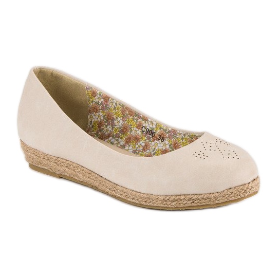 Ballerine espadrillas beige 1