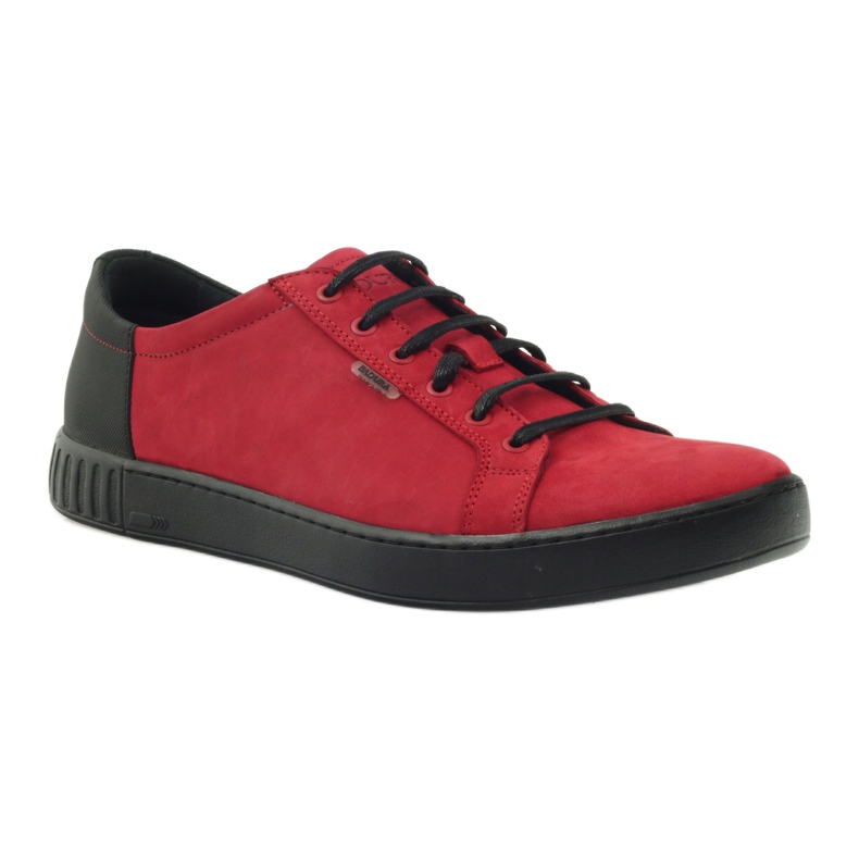Badura 3356 scarpe sportive rosse nero rosso 1