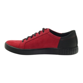 Badura 3356 scarpe sportive rosse nero rosso 2