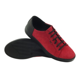 Badura 3356 scarpe sportive rosse nero rosso 3