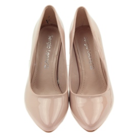 Sergio Leone Décolleté Nude Vernice 1399 Beige 5