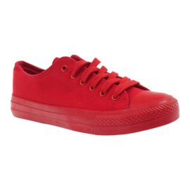 DK Scarpe da ginnastica rosse legate rosso 1