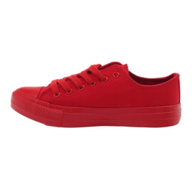 DK Scarpe da ginnastica rosse legate rosso 2