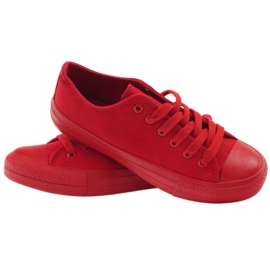 DK Scarpe da ginnastica rosse legate rosso 3
