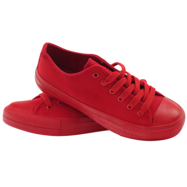 DK Scarpe da ginnastica rosse legate rosso 3