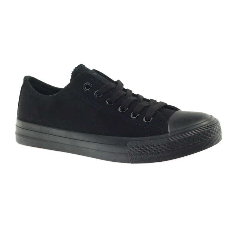 DK Scarpe da ginnastica nere legate nero 1