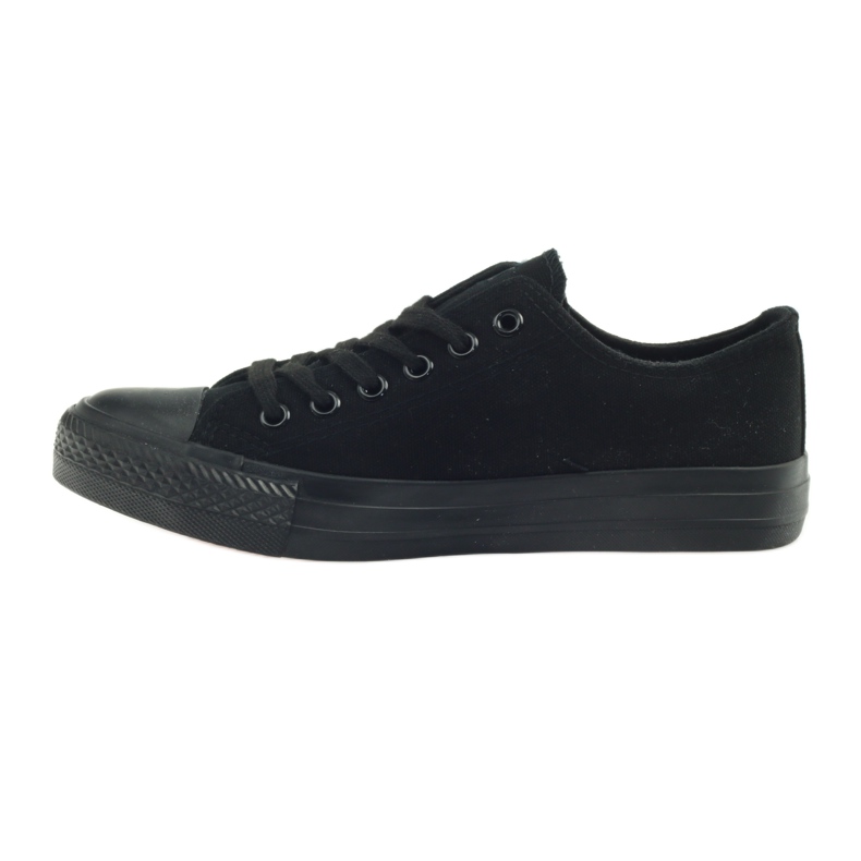 DK Scarpe da ginnastica nere legate nero 2