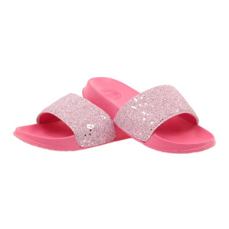 Ciabatte profilate Big Star glitter rosa 3
