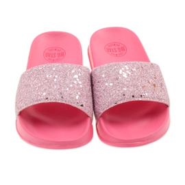 Ciabatte profilate Big Star glitter rosa 4