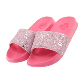 Ciabatte profilate Big Star glitter rosa 5