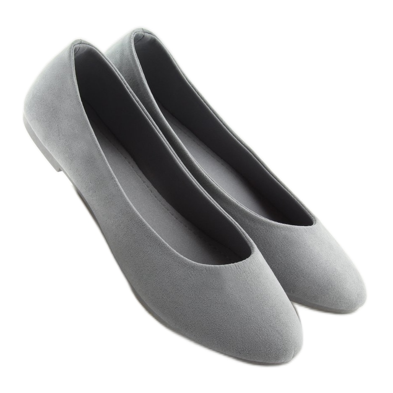 Ballerine da donna morbide grigie JX51 grigio 1
