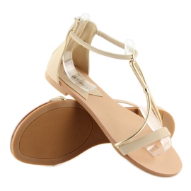 Sandali beige da donna 117-6 beige 2