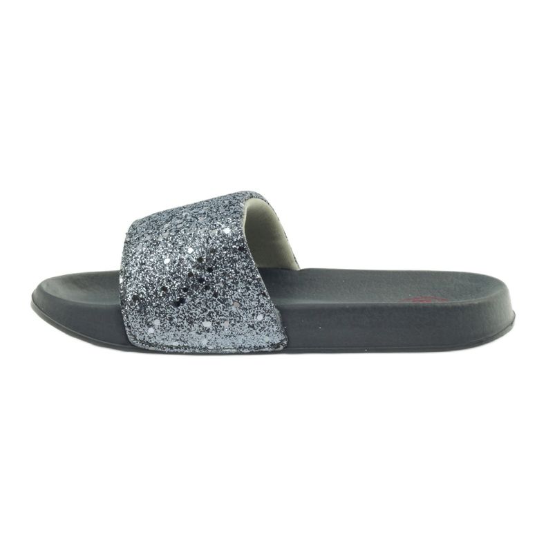 Ciabatte profilate Big Star glitter grigio 2