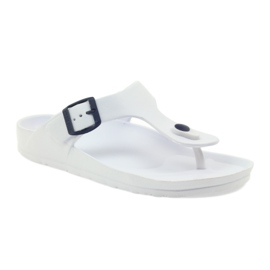 Sandali da donna Big Star 274A158 bianco nero 2