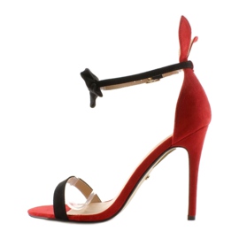 Sandali su spilla con orecchie ZJ-15P Rosso 2