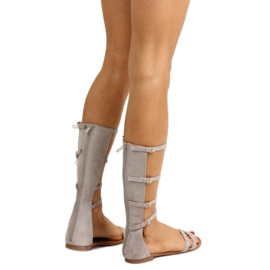 Gladiatore Romanes con strisce delicate Jh grigio 2