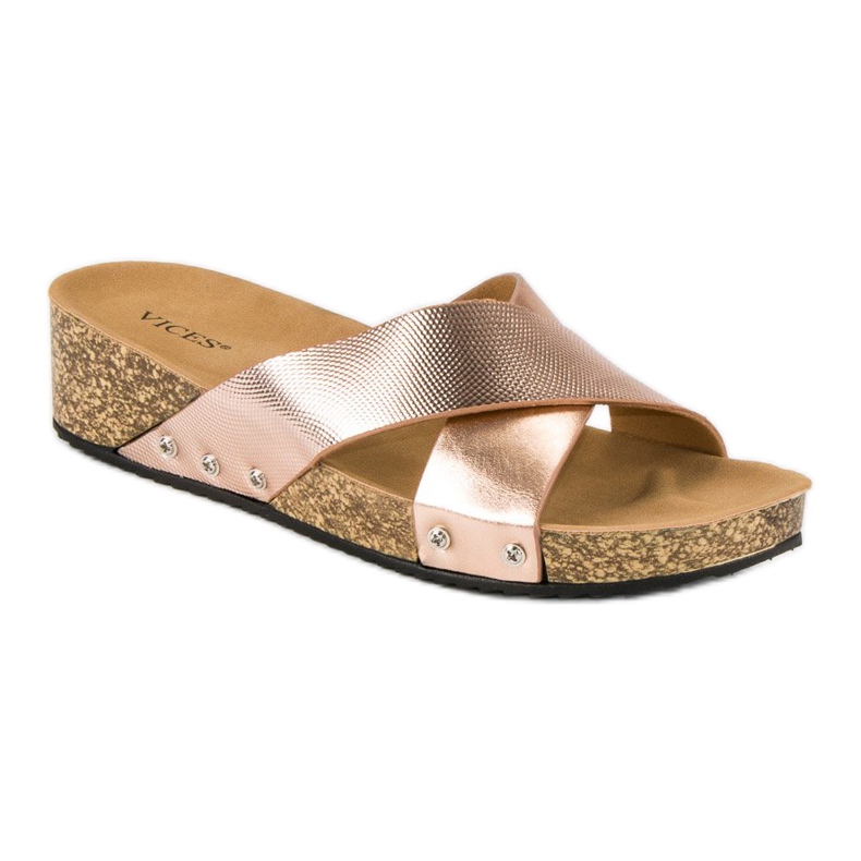 Vices Eleganti pantofole vizi rosa 1
