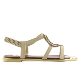 Sandali beige asimmetrici 4157 Beige 1