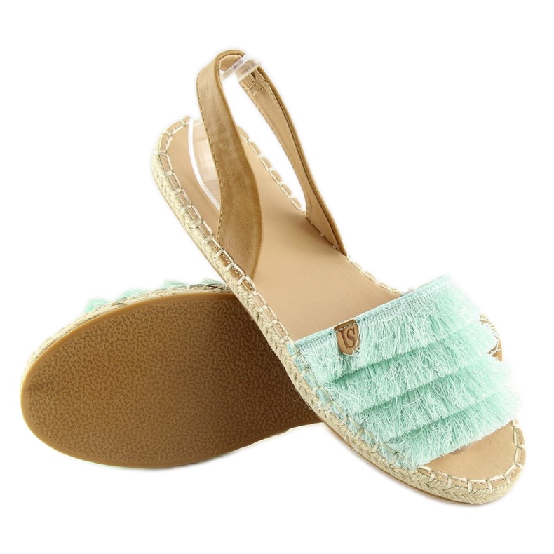 Espadrillas in stile caraibico Mint 8413 Mint verde 1