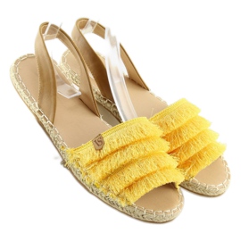 Espadrillas stile caraibico giallo 8413 giallo 2