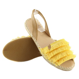 Espadrillas stile caraibico giallo 8413 giallo 1