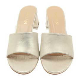 Sagan pantofole dorate 2554 d'oro 3