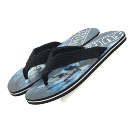 American Club Infradito da uomo americano SURF nero 4