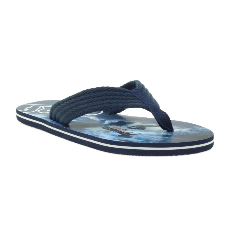 American Club Infradito da uomo americano SURF blu navy 1