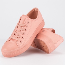 Sneakers Rosa Sulla Rilegatura 2