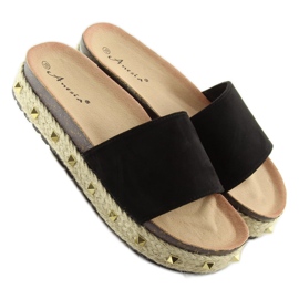 Espadrillas nere N-15 nere nero 1