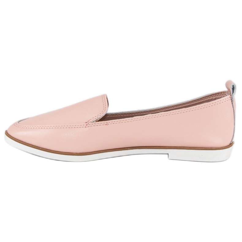 Mazaro Mocassini in pelle rosa 1