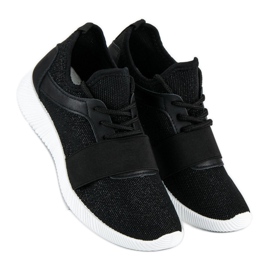 Scarpe senza lacci nere nero 1