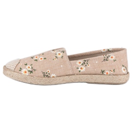 Vices Espadrillas con vizi floreali marrone 1
