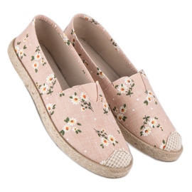 Vices Espadrillas con vizi floreali rosa 1