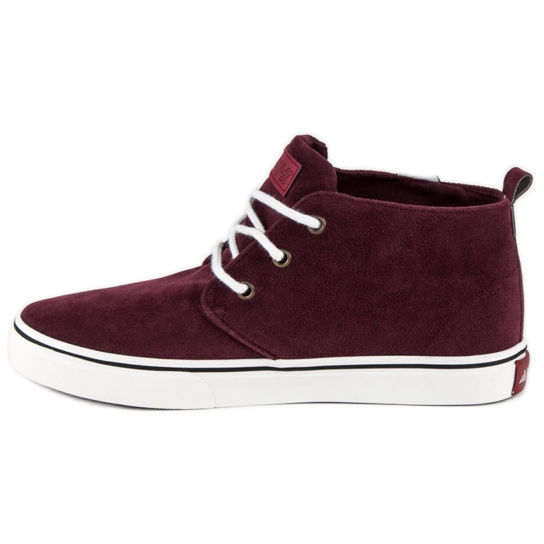 Andy Z Sneakers alla caviglia in camoscio rosso 1