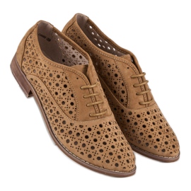 Corina Scarpe traforate con rilegatura marrone 1