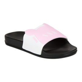 Pantofole VICES alla moda bianca 1