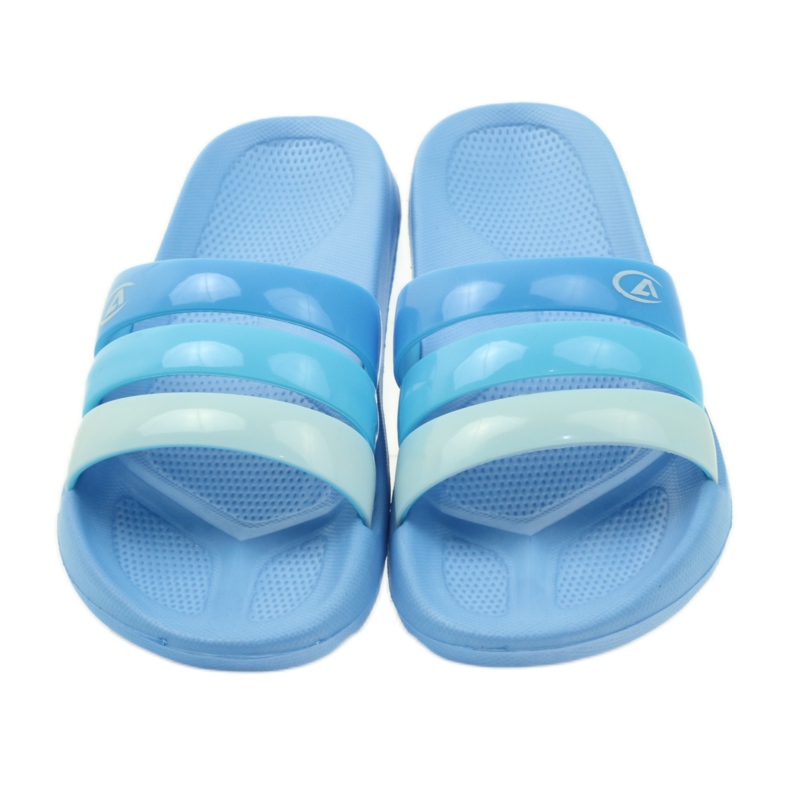 American Club Ciabatte da piscina da donna americane blu 3